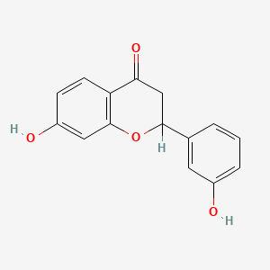 molecular formula C15H12O4 B3063222 7-Hydroxy-2-(3-hydroxyphenyl)chroman-4-one CAS No. 62252-06-6