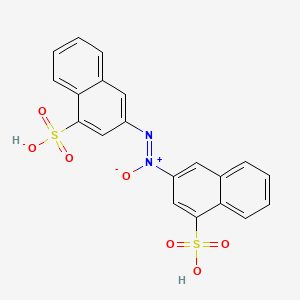 1-Naphthalenesulfonic acid, 3-((4-sulfo-2-naphthalenyl)-NNO-azoxy)-