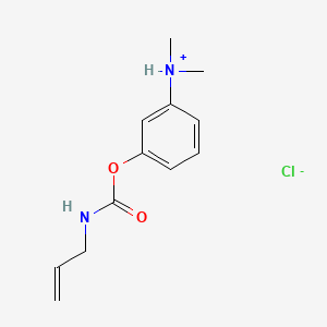 molecular formula C12H17ClN2O2 B3063268 dimethyl-[3-(prop-2-enylcarbamoyloxy)phenyl]azanium;chloride CAS No. 63884-80-0