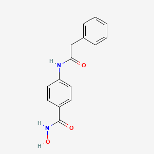 molecular formula C15H14N2O3 B3063384 N-hydroxy-4-[(2-phenylacetyl)amino]benzamide CAS No. 656261-23-3