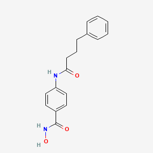 molecular formula C17H18N2O3 B3063388 N-hydroxy-4-(4-phenylbutanoylamino)benzamide CAS No. 656261-24-4