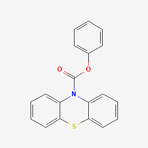 molecular formula C19H13NO2S B3063446 Phenyl Phenothiazine-10-carboxylate CAS No. 66721-07-1