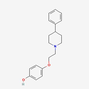 4-[2-(4-Phenyl-piperidin-1-yl)-ethoxy]-phenol