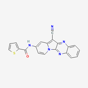 molecular formula C20H11N5OS B3063791 HI-Topk-032 CAS No. 799819-78-6