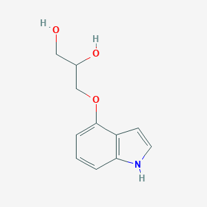 molecular formula C11H13NO3 B030638 3-(1H-indol-4-yloxy)propane-1,2-diol CAS No. 61212-32-6
