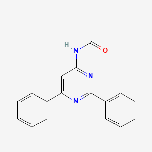 molecular formula C18H15N3O B3063845 N-(2,6-diphenylpyrimidin-4-yl)acetamide CAS No. 820961-40-8