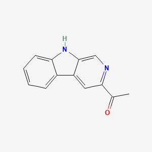 molecular formula C13H10N2O B3063949 1-(9H-Pyrido[3,4-b]indol-3-yl)ethanone CAS No. 82596-93-8