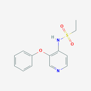 molecular formula C13H14N2O3S B3063976 N-(3-phenoxy-4-pyridinyl)ethanesulfonamide CAS No. 833455-54-2