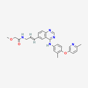 molecular formula C27H27N5O3 B3064011 (E/Z)-CP-724714 CAS No. 845680-17-3