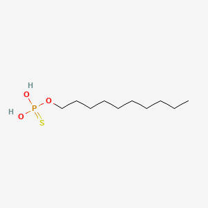 molecular formula C10H23O3PS B3064012 Thiophosphoric acid decyl ester 