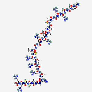 molecular formula C161H282N62O36S6 B3064157 Defensin NP-2 (Rabbit reduced) CAS No. 88086-40-2