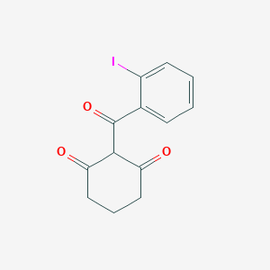 molecular formula C13H11IO3 B3064187 UNII-NV39R8L4O6 CAS No. 88562-10-1
