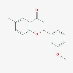 molecular formula C17H14O3 B3064196 3'-Methoxy-6-methylflavone CAS No. 88952-72-1