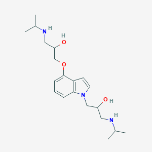 molecular formula C20H33N3O3 B030642 N-(3-Isopropylamino-2-hydroxypropyl) Pindolol CAS No. 130115-63-8