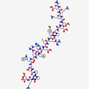 molecular formula C118H174N34O35S B3064246 beta-Melanotropin CAS No. 9034-42-8