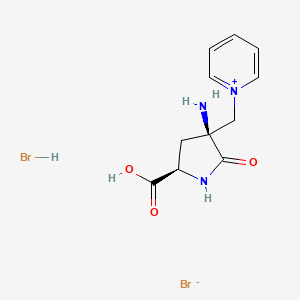 molecular formula C11H15Br2N3O3 B3064325 PDM-08 CAS No. 953074-84-5