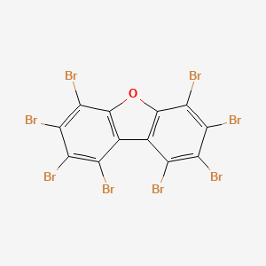 molecular formula C12Br8O B3064425 1,2,3,4,6,7,8,9-octabromo-dibenzofuran CAS No. 103582-29-2