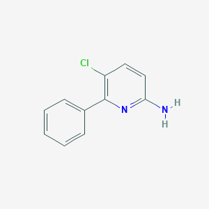 molecular formula C11H9ClN2 B3064438 5-Chloro-6-phenylpyridin-2-amine CAS No. 106696-86-0