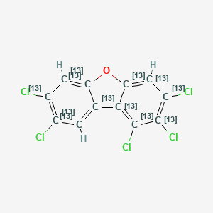 molecular formula C12H3Cl5O B3064461 Dibenzofuran-13C12, 1,2,3,7,8-pentachloro- CAS No. 109719-77-9