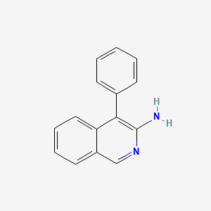 molecular formula C15H12N2 B3064523 3-Amino-4-phenylisoquinoline CAS No. 1167421-10-4