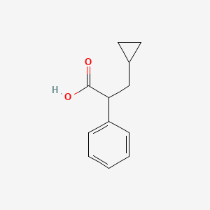 3-Cyclopropyl-2-phenylpropanoic acid