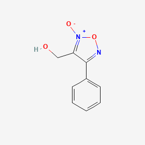(2-Oxido-4-phenyl-1,2,5-oxadiazol-2-ium-3-yl)methanol