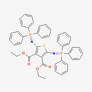 2,5-Bis(triphenylphosphinideneamino)-3,4-thiophenedicarboxylic acid diethyl ester