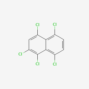 molecular formula C10H3Cl5 B3064655 1,2,4,5,8-Pentachloronaphthalene CAS No. 150224-25-2