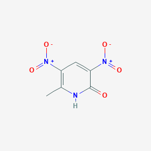 molecular formula C6H5N3O5 B3064672 2-Hydroxy-6-methyl-3,5-dinitropyridine CAS No. 15889-25-5