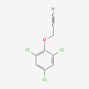 molecular formula C9H5Cl3O B3064726 Benzene, 1,3,5-trichloro-2-(2-propynyloxy)- CAS No. 17727-28-5