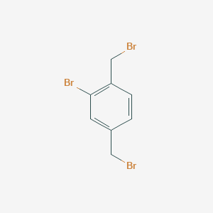molecular formula C8H7Br3 B3064766 2-Bromo-1,4-bis(bromomethyl)benzene CAS No. 19900-52-8