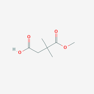 molecular formula C7H12O4 B030648 4-甲氧基-3,3-二甲基-4-氧代丁酸 CAS No. 32980-26-0