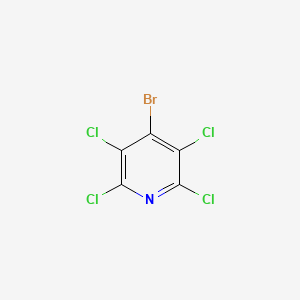 molecular formula C5BrCl4N B3064868 4-Bromo-2,3,5,6-tetrachloropyridine CAS No. 23995-94-0