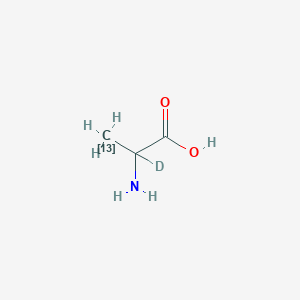 molecular formula C3H7NO2 B3064893 DL-Alanine-3-13C,2-d CAS No. 244237-64-7