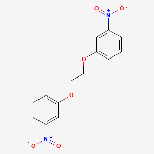 molecular formula C14H12N2O6 B3064929 1,2-Bis(3-nitrophenoxy)ethane CAS No. 25986-11-2