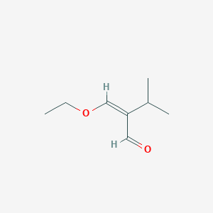 molecular formula C8H14O2 B3065161 3-Ethoxy-2-isopropylacrolein CAS No. 30989-77-6