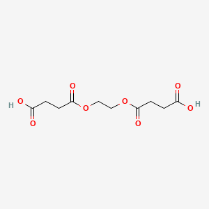 molecular formula C10H14O8 B3065272 Ethylene glycol bis(succinic acid) CAS No. 35415-14-6
