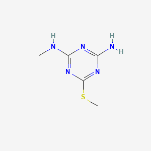 2-Methylthio-4-amino-6-methylamino-1,3,5-triazine