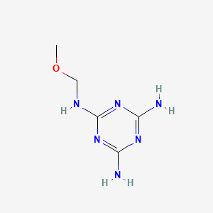 molecular formula C5H10N6O B3065444 Methoxymethylmelamine CAS No. 4261-70-5