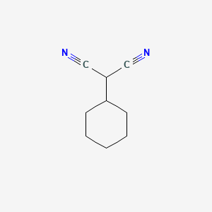 molecular formula C9H12N2 B3065463 Cyclohexylmalononitrile CAS No. 4354-72-7