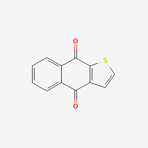 molecular formula C12H6O2S B3065487 Naphtho(2,3-b)thiophene-4,9-dione CAS No. 4968-81-4