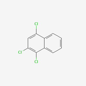 molecular formula C10H5Cl3 B3065497 1,2,4-Trichloronaphthalene CAS No. 50402-51-2