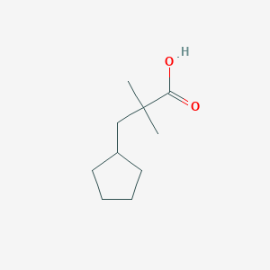 B3065513 3-Cyclopentyl-2,2-dimethylpropanoic acid CAS No. 50592-84-2