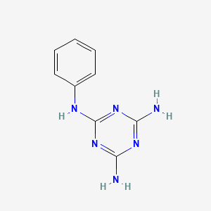 B3065671 Anilinomelamine CAS No. 5606-27-9