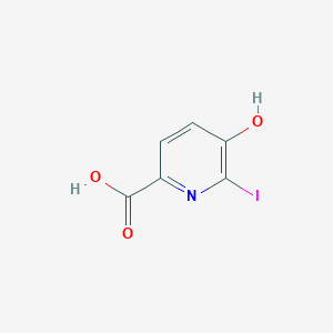 molecular formula C6H4INO3 B3065757 5-Hydroxy-6-iodopyridine-2-carboxylic acid CAS No. 60728-70-3