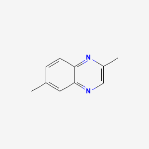 molecular formula C10H10N2 B3065770 Quinoxaline, 2,6-dimethyl- CAS No. 60814-29-1