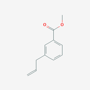 molecular formula C11H12O2 B3065794 Methyl 3-allylbenzoate CAS No. 61463-60-3
