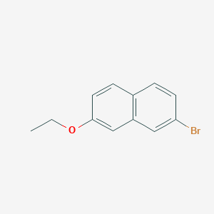 molecular formula C12H11BrO B3065845 2-Bromo-7-ethoxynaphthalene CAS No. 627527-21-3
