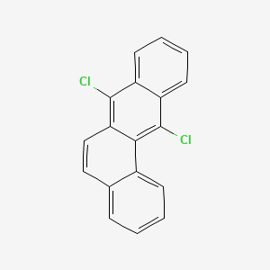 molecular formula C18H10Cl2 B3065851 7,12-Dichlorobenzo[a]anthracene CAS No. 63021-10-3