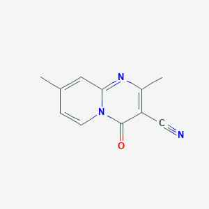 2,8-Dimethyl-4-oxo-4H-pyrido[1,2-a]pyrimidine-3-carbonitrile